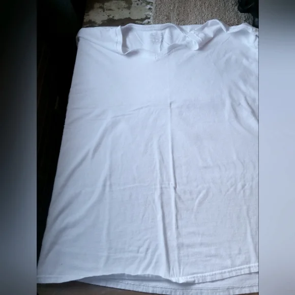 3 Pack Fruit Of the Loom Men's White V Neck Tee Shirts Size 3XL - Picture 4 of 6